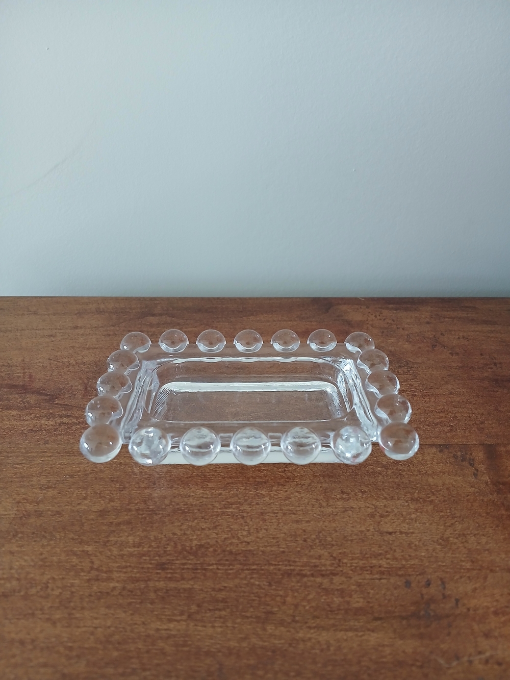 Imperial Glass Candlewick Ashtray Jewelry Dish